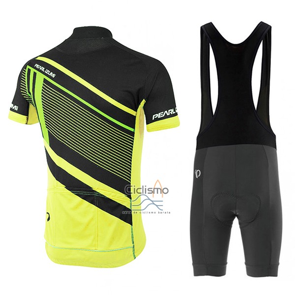 Pearl Izumi Ropa Ciclismo Culotte Corto 2017 Hombre Mangas Cortas Verde y Negro